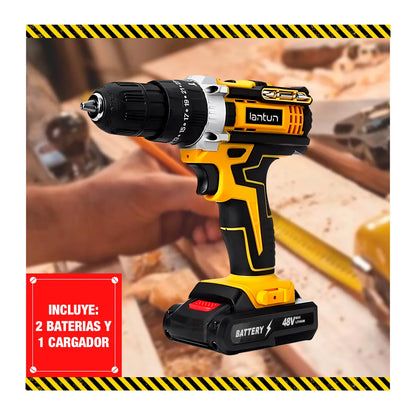 Taladro Percutor Inalámbrico LANTUN PRO FORCE 🔥